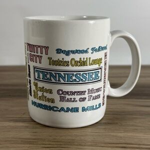 Vintage Cities Of Tennessee Souvenir Ceramic Coffee Mug